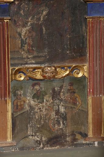 retable du Rosaire ou de sainte Eugénie, détail