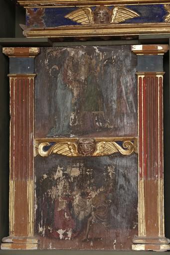 retable du Rosaire ou de sainte Eugénie, détail