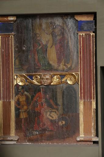 retable du Rosaire ou de sainte Eugénie, détail