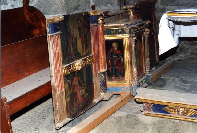 retable du Rosaire ou de sainte Eugénie, vue partielle