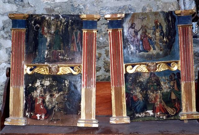 retable du Rosaire ou de sainte Eugénie, vue partielle