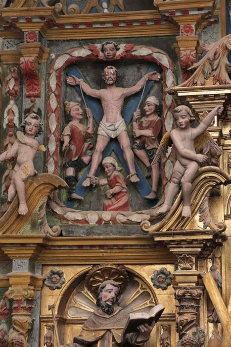 retable Saint-André, détail