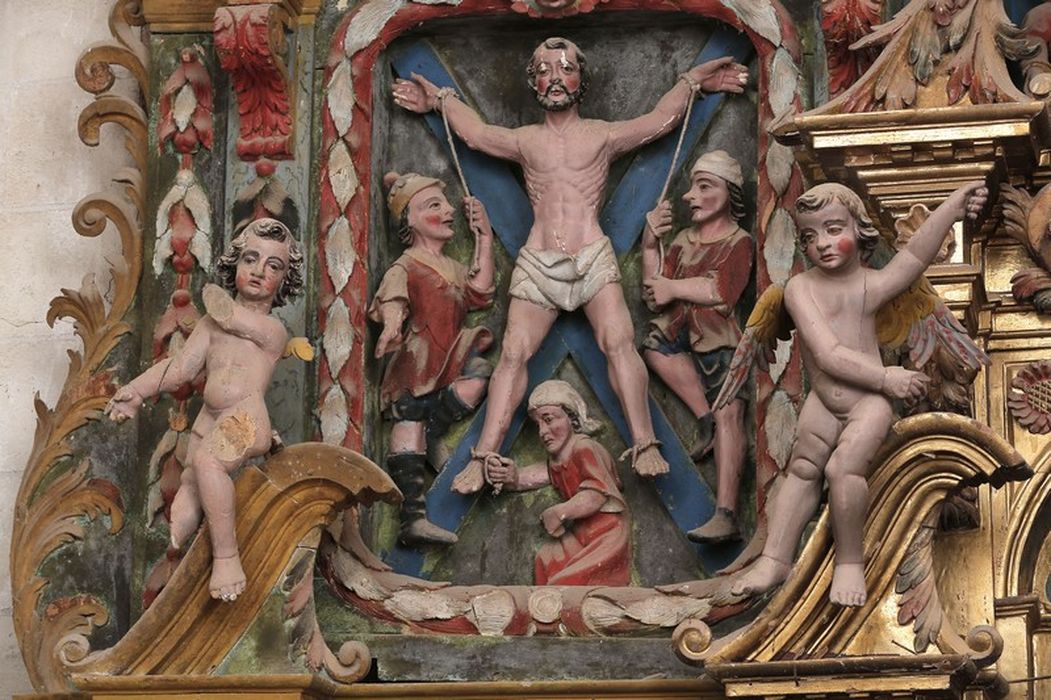 retable Saint-André, détail