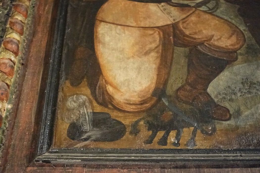 tableau : Saint Isidore, détail