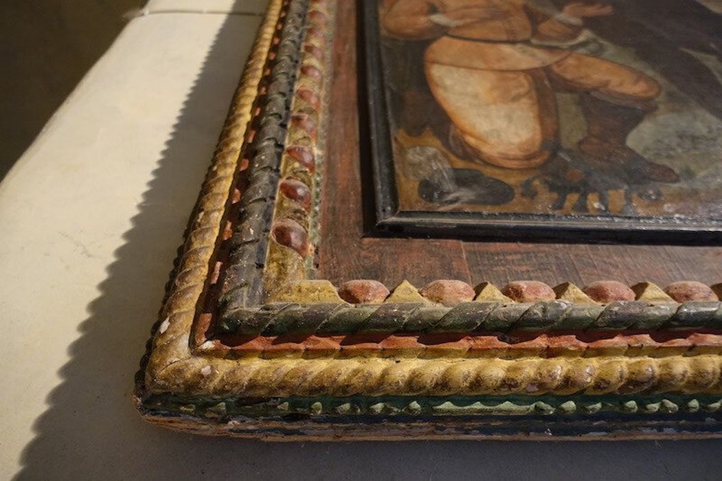 tableau : Saint Isidore, détail du cadre