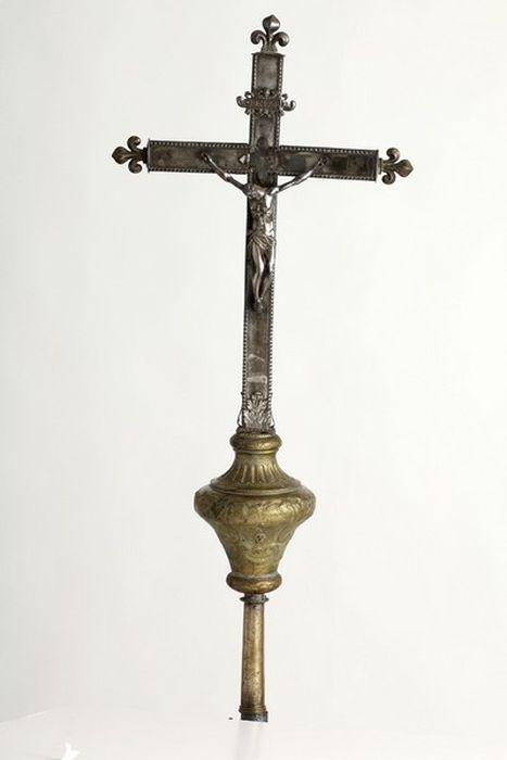 croix de procession, détail des poinçons