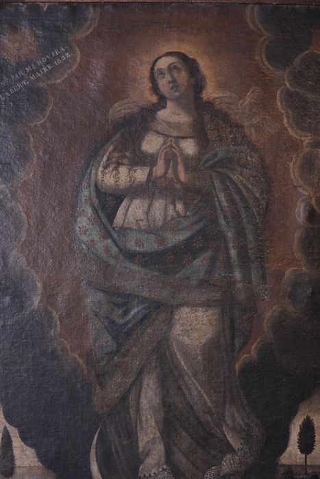 tableau : La Vierge de l'Assomption, vue partielle