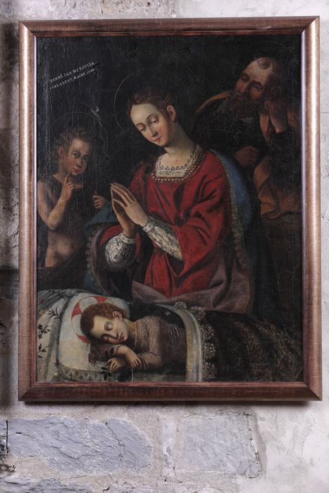 tableau : Le Sommeil de l'Enfant Jésus