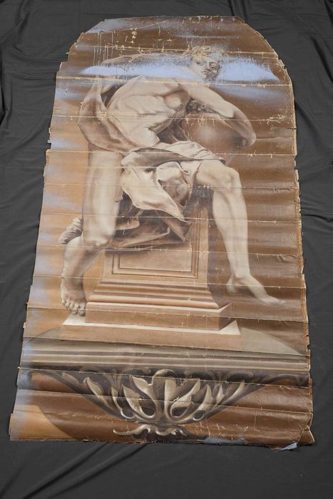 toile : Allégorie (Force) - © Ministère de la Culture (France), Centre de conservation et de restauration du patrimoine des Pyrénées-Orientales – Tous droits réservés