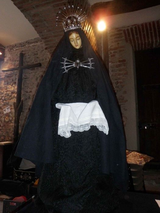 statue : Vierge des Douleurs - © Ministère de la Culture (France), Centre de conservation et de restauration du patrimoine des Pyrénées-Orientales – Tous droits réservés