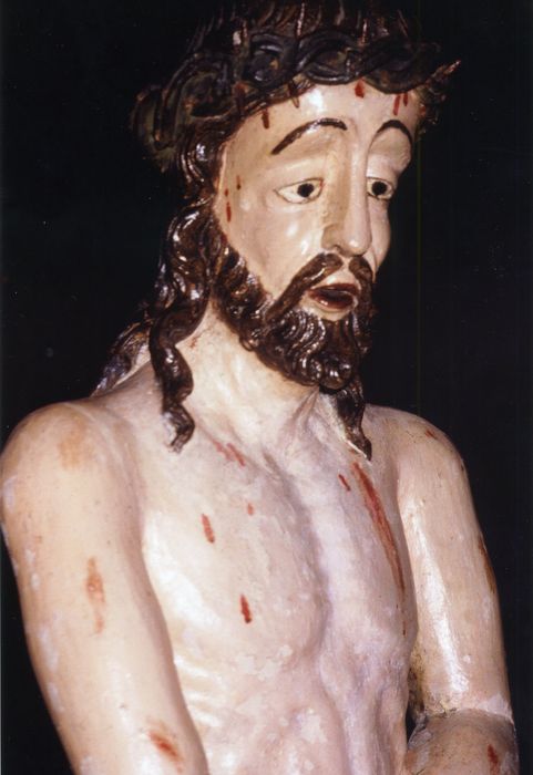 statue : Ecce Homo, vue partielle - © Ministère de la Culture (France), Centre de conservation et de restauration du patrimoine des Pyrénées-Orientales – Tous droits réservés