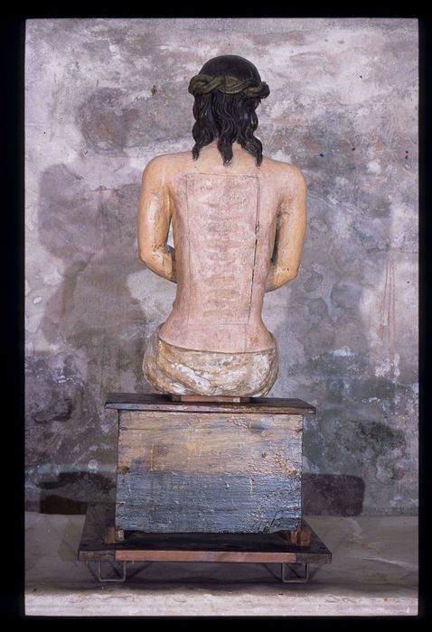 statue : Ecce Homo (revers) - © Ministère de la Culture (France), Centre de conservation et de restauration du patrimoine des Pyrénées-Orientales – Tous droits réservés