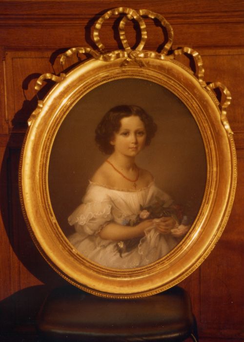 tableau : Portrait de Melle Jeanne Miquel de Riu - © Ministère de la Culture (France), Centre de conservation et de restauration du patrimoine des Pyrénées-Orientales – Tous droits réservés