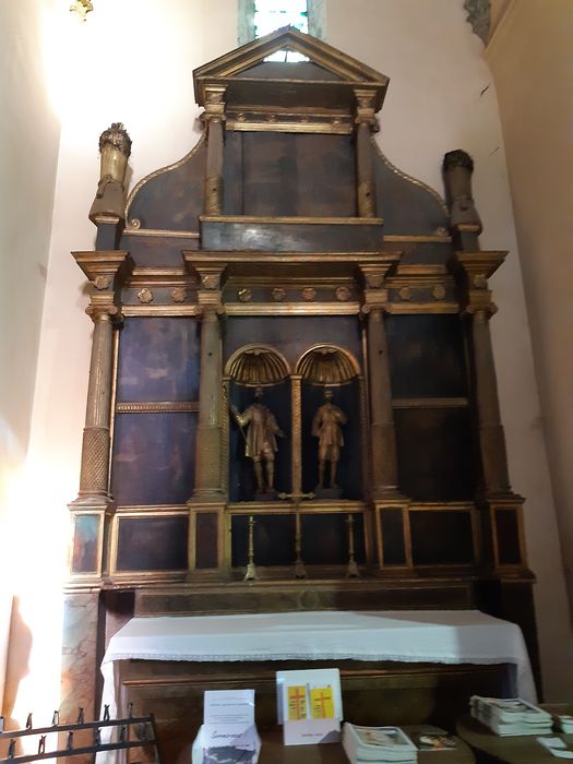 retable de saint Isidore et saint Gaudérique - © Ministère de la Culture (France), Centre de conservation et de restauration du patrimoine des Pyrénées-Orientales – Tous droits réservés