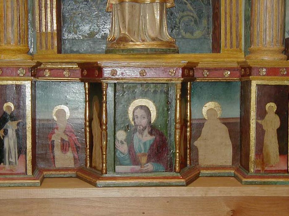tabernacle du retable de Saint Etienne - © Ministère de la Culture (France), Centre de conservation et de restauration du patrimoine des Pyrénées-Orientales – Tous droits réservés