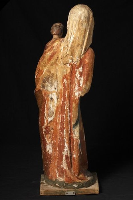 statue (statuette) : Vierge à l'Enfant (revers)