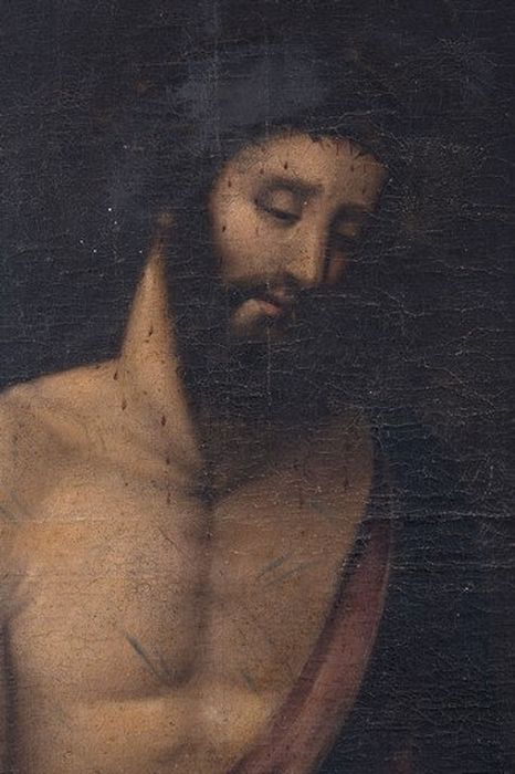 tableau : Christ aux liens, vue partielle