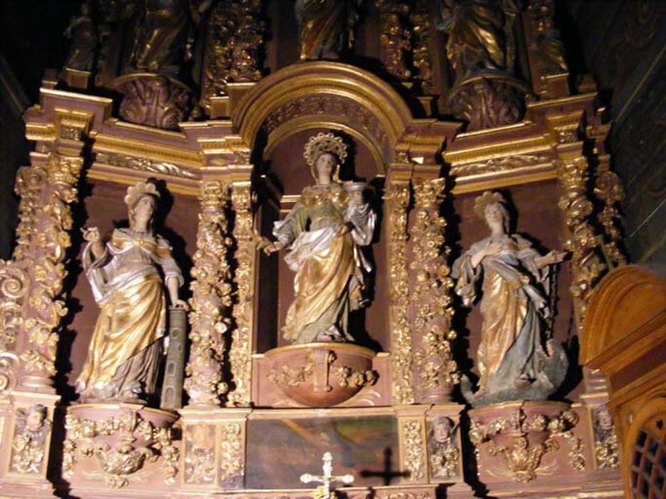 statues : Sainte Agathe, sainte Barbe, sainte Marthe