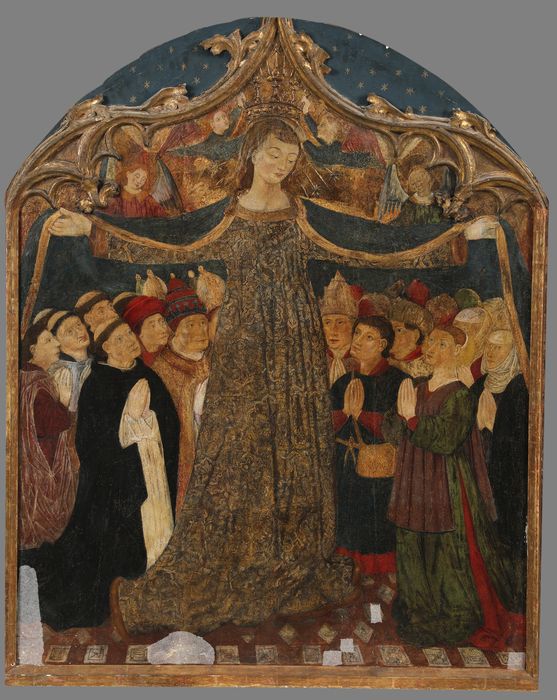tableau : Vierge de miséricorde (la) - © Ministère de la Culture (France), Centre de conservation et de restauration du patrimoine des Pyrénées-Orientales – Tous droits réservés