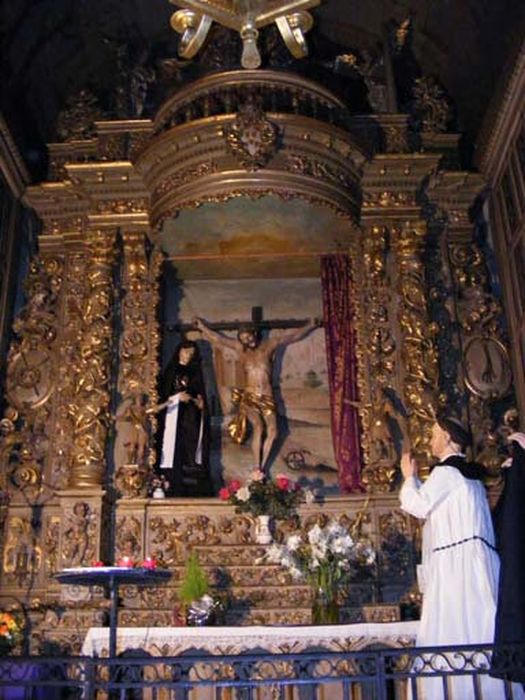 retable du précieux sang, statue : Christ en croix - © Ministère de la Culture (France), Centre de conservation et de restauration du patrimoine des Pyrénées-Orientales – Tous droits réservés