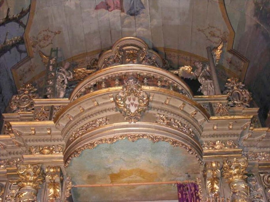 retable du précieux sang, vue partielle - © Ministère de la Culture (France), Centre de conservation et de restauration du patrimoine des Pyrénées-Orientales – Tous droits réservés