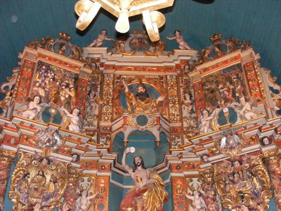 retable du saint sacrement, vue partielle