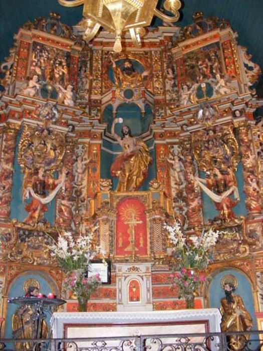 retable du saint sacrement, statues