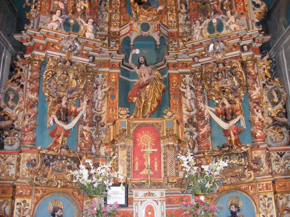 retable du saint sacrement, vue partielle