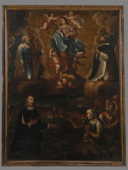 tableau ex-voto consécutif à la peste de 1631