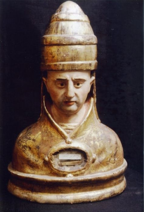 buste-reliquaire de Saint Grégoire le Grand - © Ministère de la Culture (France), Centre de conservation et de restauration du patrimoine des Pyrénées-Orientales – Tous droits réservés