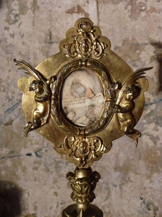 reliquaire de Sainte Julie et Sainte Eulalie, détail - © Ministère de la Culture (France), Centre de conservation et de restauration du patrimoine des Pyrénées-Orientales – Tous droits réservés