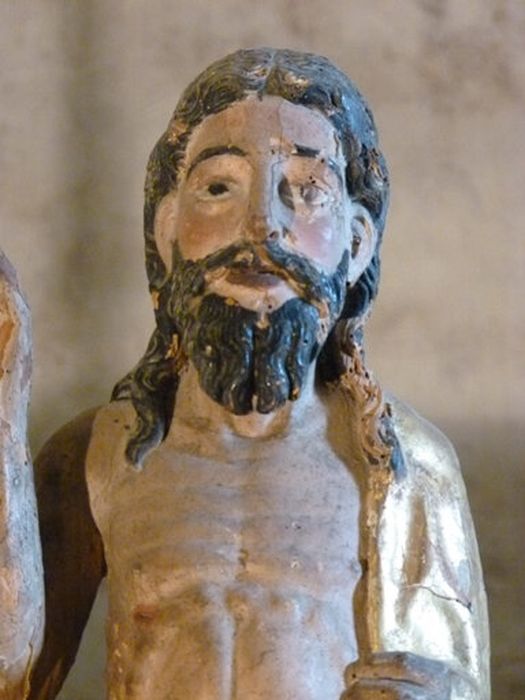 statue : Christ de la Résurrection, détail - © Ministère de la Culture (France), Centre de conservation et de restauration du patrimoine des Pyrénées-Orientales – Tous droits réservés