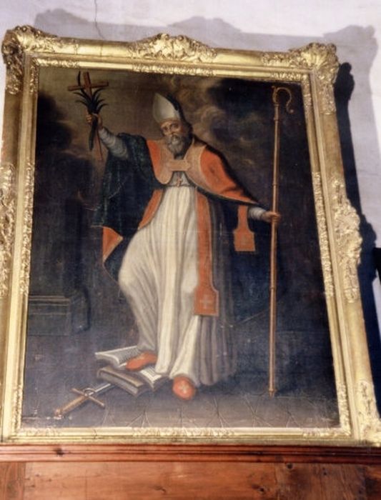 tableau : Saint Cyprien évêque - © Ministère de la Culture (France), Centre de conservation et de restauration du patrimoine des Pyrénées-Orientales – Tous droits réservés