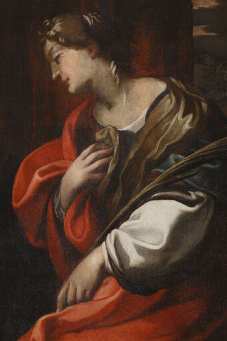 tableau : Sainte Eulalie, vue partielle - © Ministère de la Culture (France), Centre de conservation et de restauration du patrimoine des Pyrénées-Orientales – Tous droits réservés