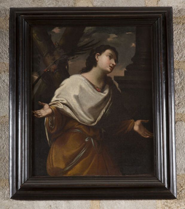 tableau : Sainte Julie - © Ministère de la Culture (France), Centre de conservation et de restauration du patrimoine des Pyrénées-Orientales – Tous droits réservés