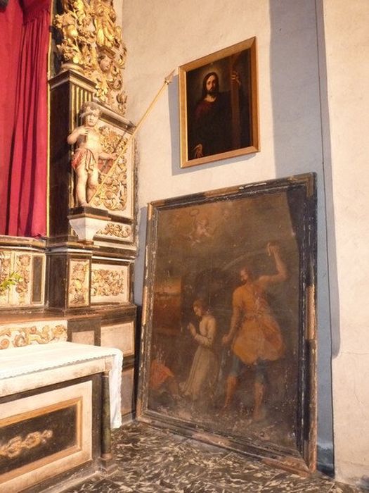 tableau : Martyre de Sainte Catherine - © Ministère de la Culture (France), Centre de conservation et de restauration du patrimoine des Pyrénées-Orientales – Tous droits réservés