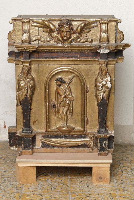 tabernacle du retable de Notre Dame des Douleurs