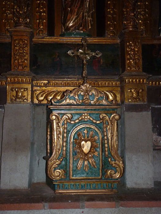 tabernacle du retable du Rosaire - © Ministère de la Culture (France), Centre de conservation et de restauration du patrimoine des Pyrénées-Orientales – Tous droits réservés