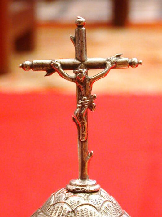 ciboire, détail - © Ministère de la Culture (France), Centre de conservation et de restauration du patrimoine des Pyrénées-Orientales – Tous droits réservés