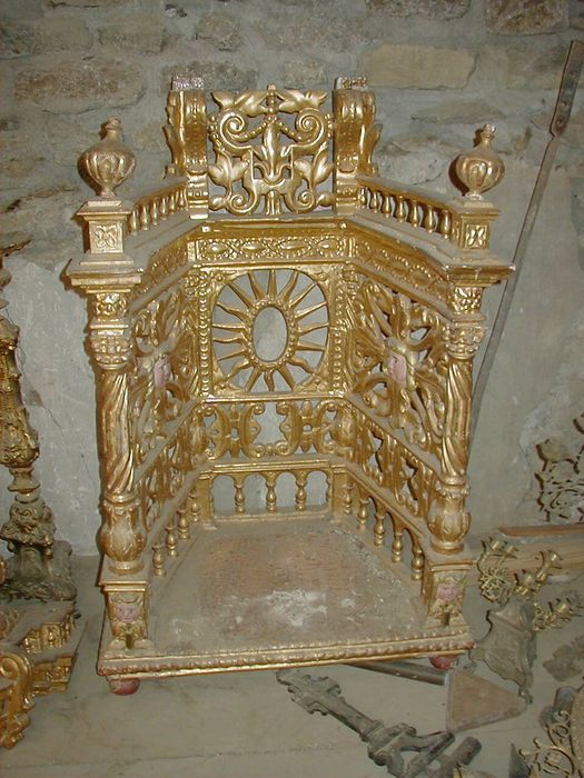 dais de procession dit cadireta - © Ministère de la Culture (France), Centre de conservation et de restauration du patrimoine des Pyrénées-Orientales – Tous droits réservés