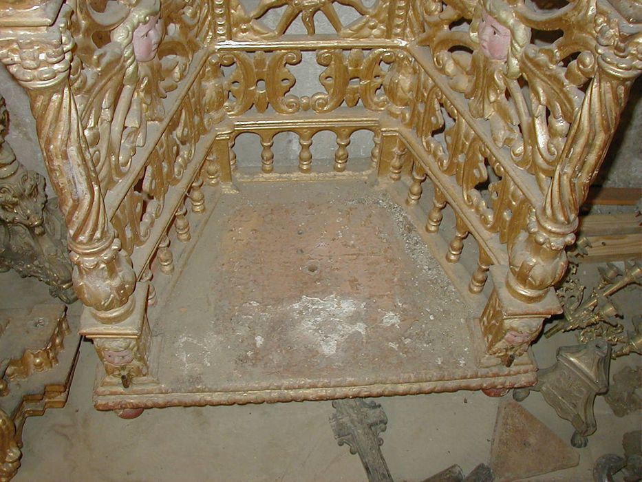 dais de procession dit cadireta, détail - © Ministère de la Culture (France), Centre de conservation et de restauration du patrimoine des Pyrénées-Orientales – Tous droits réservés