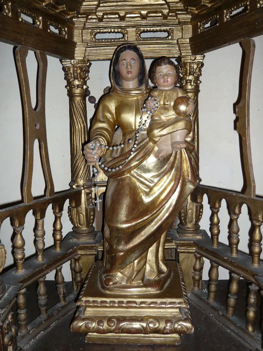 statue (statuette) : Vierge à l’Enfant - © Ministère de la Culture (France), Centre de conservation et de restauration du patrimoine des Pyrénées-Orientales – Tous droits réservés