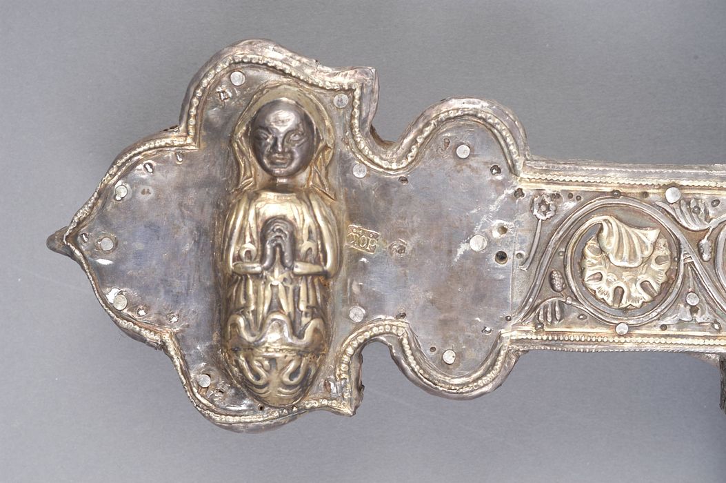 croix de procession, détail