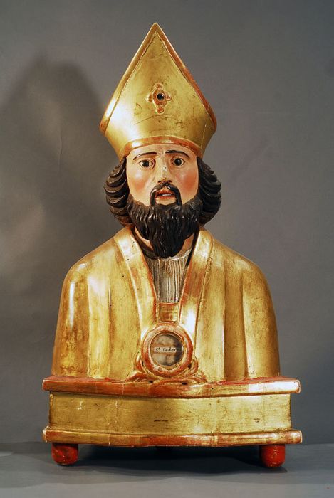 buste-reliquaire de saint Blaise - © Ministère de la Culture (France), Centre de conservation et de restauration du patrimoine des Pyrénées-Orientales – Tous droits réservés