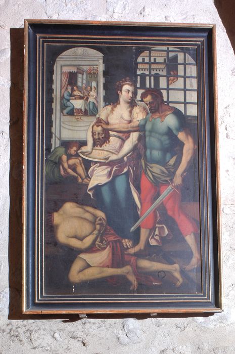 tableau : Décollation de saint Jean-Baptiste - © Ministère de la Culture (France), Centre de conservation et de restauration du patrimoine des Pyrénées-Orientales – Tous droits réservés
