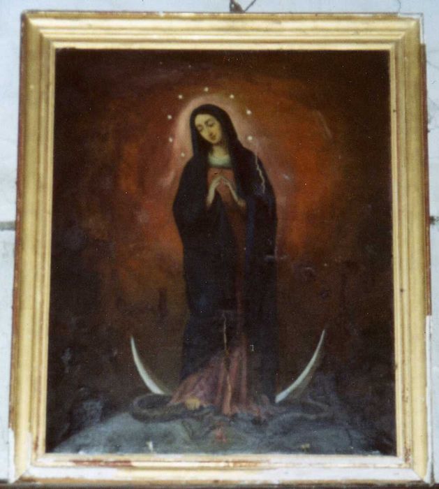 tableau : L'Immaculée Conception - © Ministère de la Culture (France), Centre de conservation et de restauration du patrimoine des Pyrénées-Orientales – Tous droits réservés