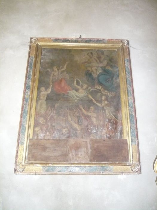 tableau : Les Âmes du Purgatoire - © Ministère de la Culture (France), Centre de conservation et de restauration du patrimoine des Pyrénées-Orientales – Tous droits réservés
