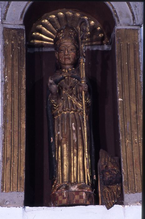 statue : Saint Martin - © Ministère de la Culture (France), Centre de conservation et de restauration du patrimoine des Pyrénées-Orientales – Tous droits réservés
