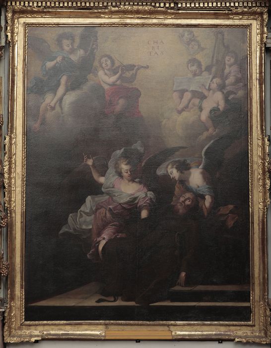 tableau : Apothéose d'un saint