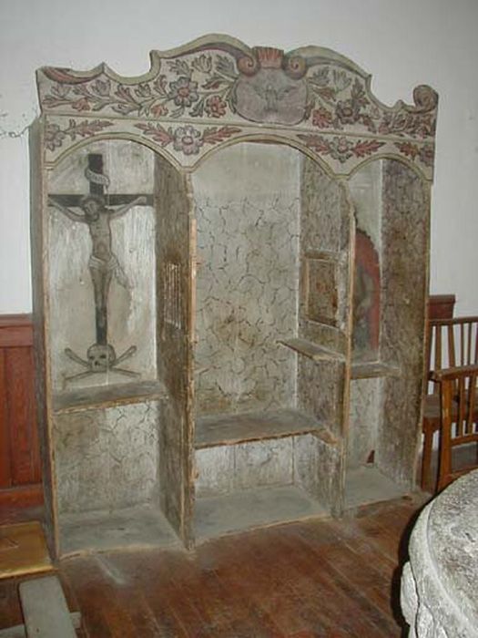 confessionnal - © Ministère de la Culture (France), Centre de conservation et de restauration du patrimoine des Pyrénées-Orientales – Tous droits réservés